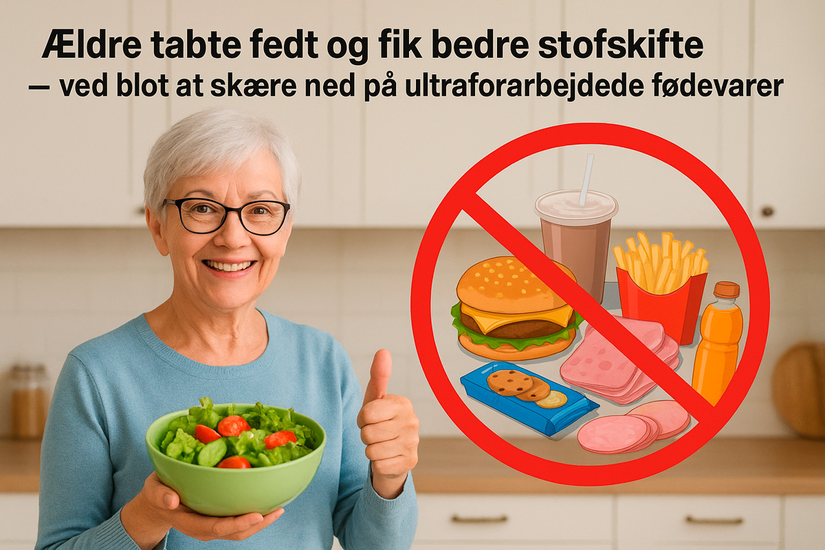 Mindre ultraforarbejdede fødevarer giver mindre fedt på kroppen og sundere stofskifte