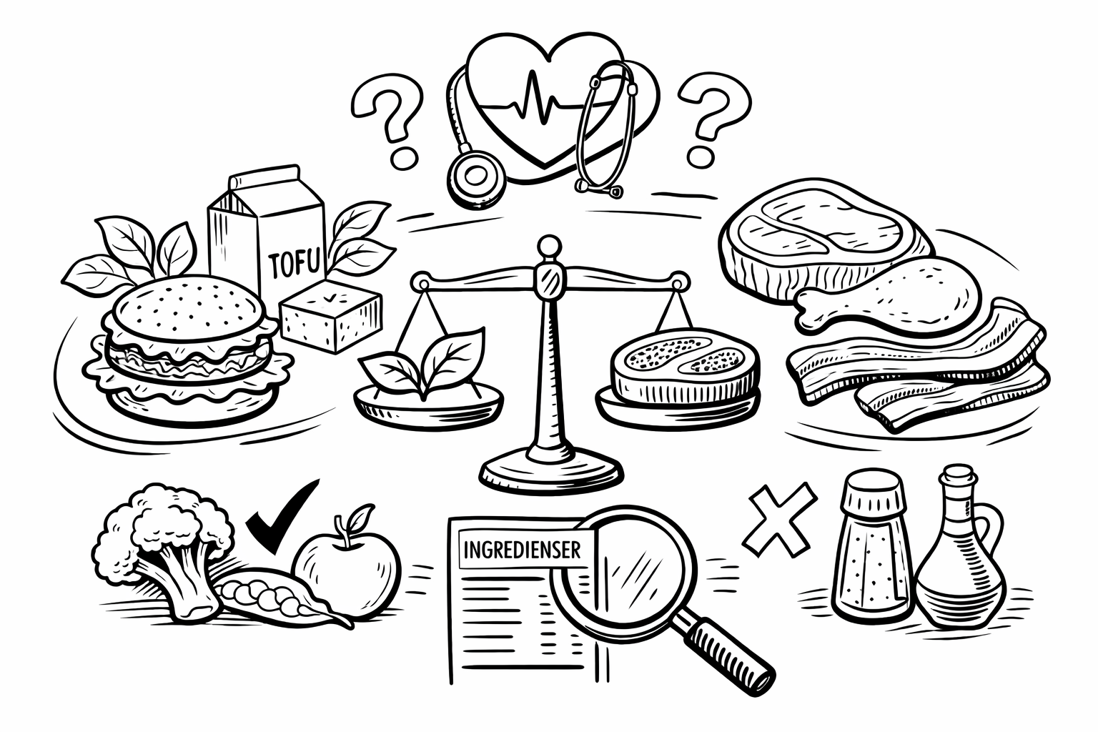 Veganske køderstatninger vs. kød