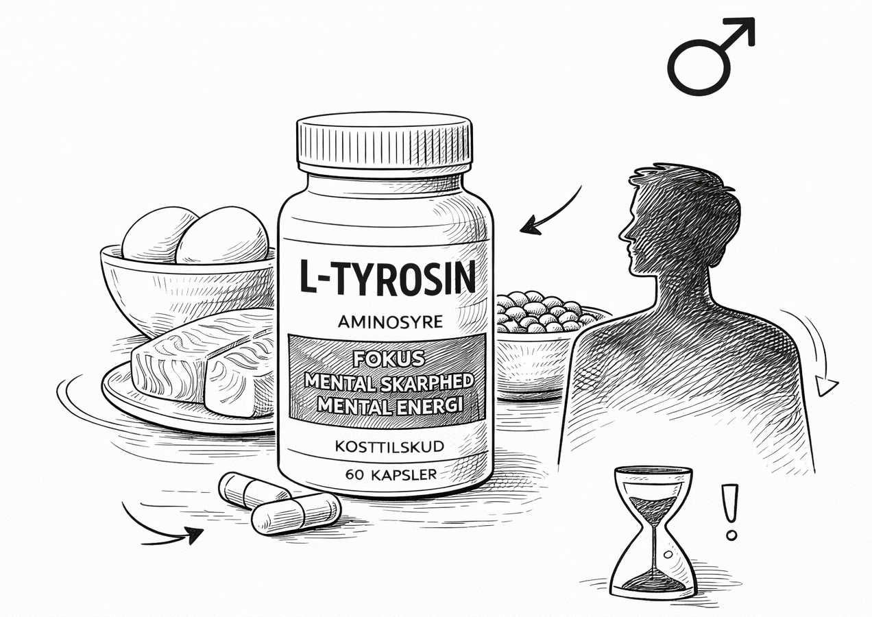 Højt niveau af tyrosin kan måske sænke mænds levealder